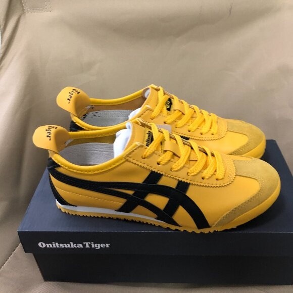 Onitsuka Tiger by Asics Yellow and Black Sneakers - Picture 5 of 9